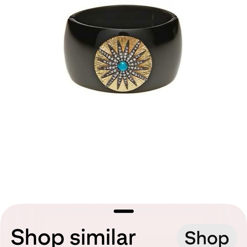 Kenneth Jay Lane Vintage Black Bracelet